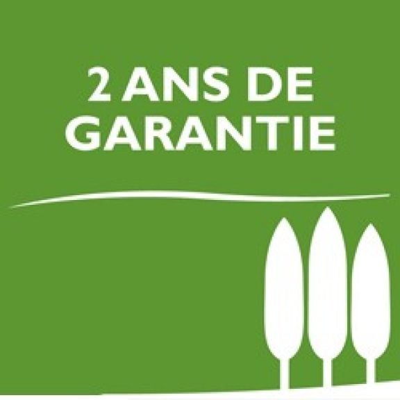 Garden Plus 2 ans de garantie