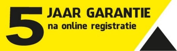 5 jaar garantie