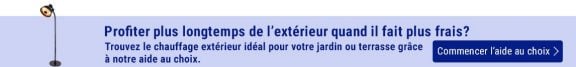 Aide au choix chauffage extérieur