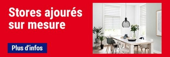 Stores ajourés sur mesure