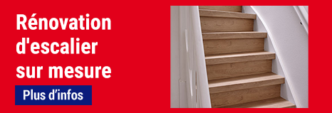 Rénovation d'escalier sur mesure