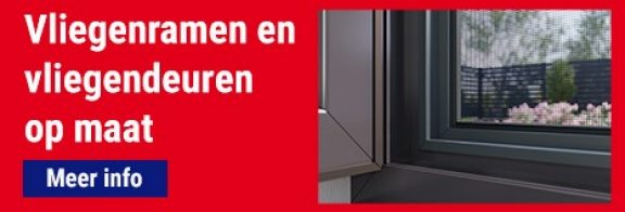 Vliegenramen en vliegendeuren op maat