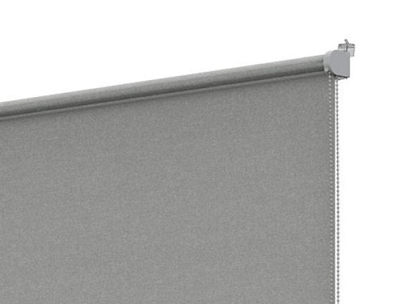 Chaînette de commande aluminium et support de montage gris pour fenêtre inclinée