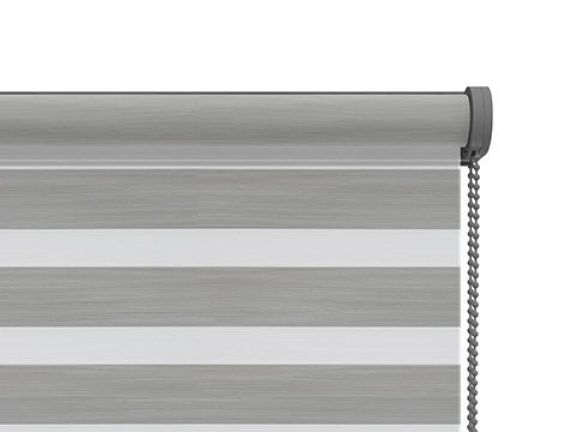Rechte raam bedieningsketting aluminium en ophangsteun grijs