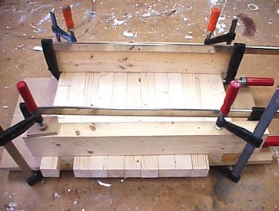 Plank laten drogen