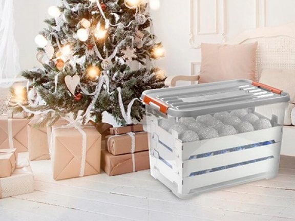 Kerstballen opbergen in kerst opbergboxen