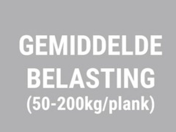 Rekken voor droge ruimtes en gemiddelde belasting