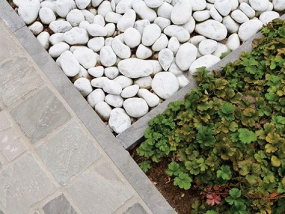 Siergrind Carrara rond