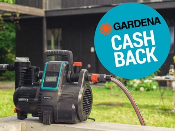Gardena pompes cashback