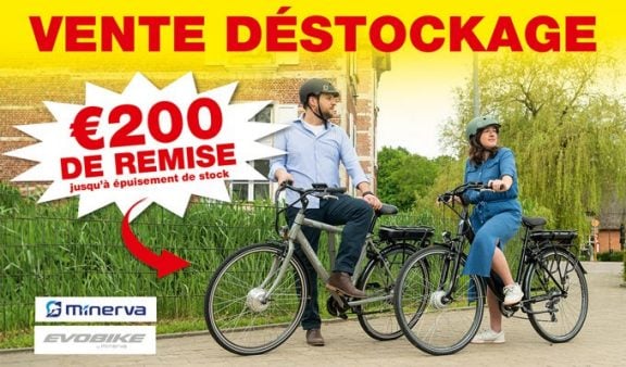 Vente de déstockage vélos électriques