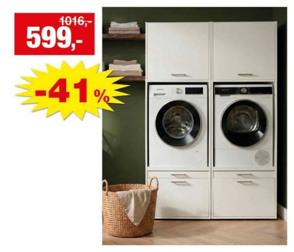 Wasmachine opbergrek