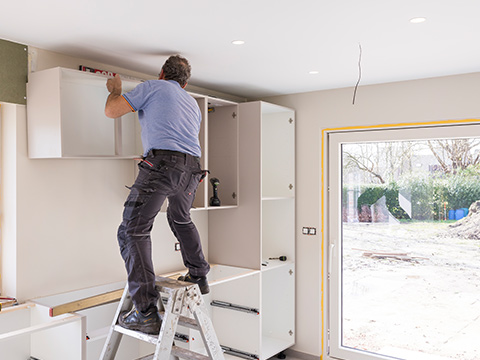 Suspension des meubles hauts