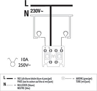 Installer un interrupteur double allumage