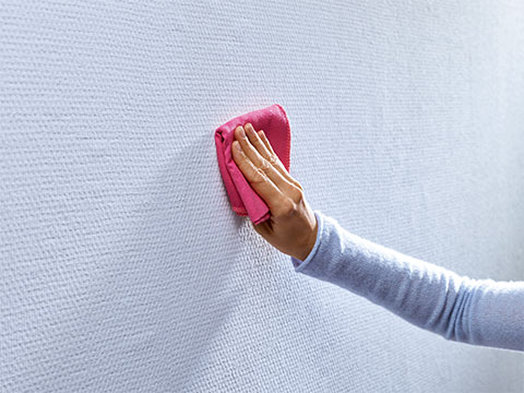 Nettoyage du mur
