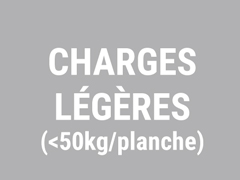 Étagères pour pièces sèches et charges légères