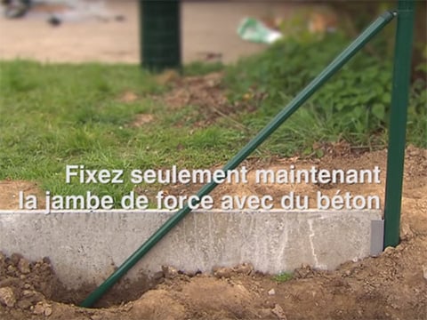 Fixer les jambes de force