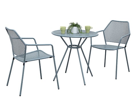 Meubles de jardin acier inoxydable