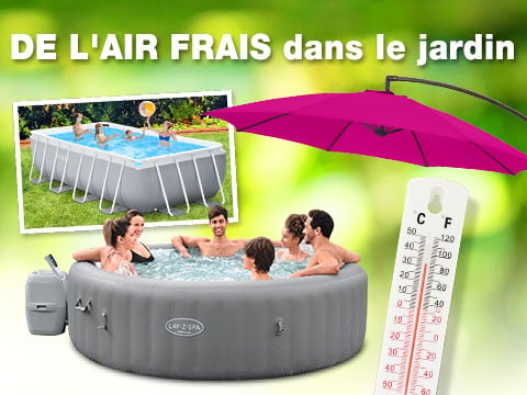 Rafraîchissement au jardin
