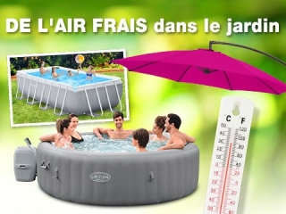 Rafraîchissement au jardin