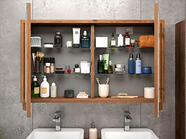 Armoires de toilette avec miroir