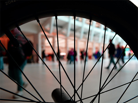 Entretien de la bicyclette pneu crevé