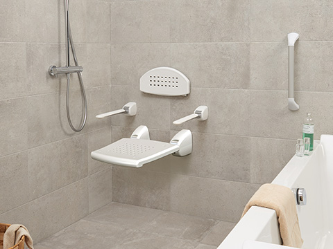 Sièges de douche muraux