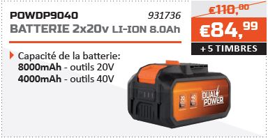 Batterie Dual Power