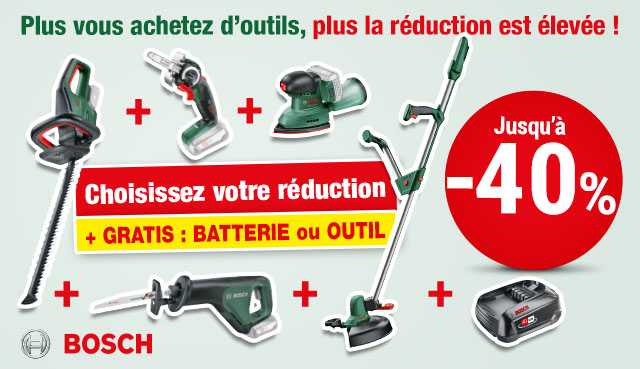 Bosch Power For All réductions