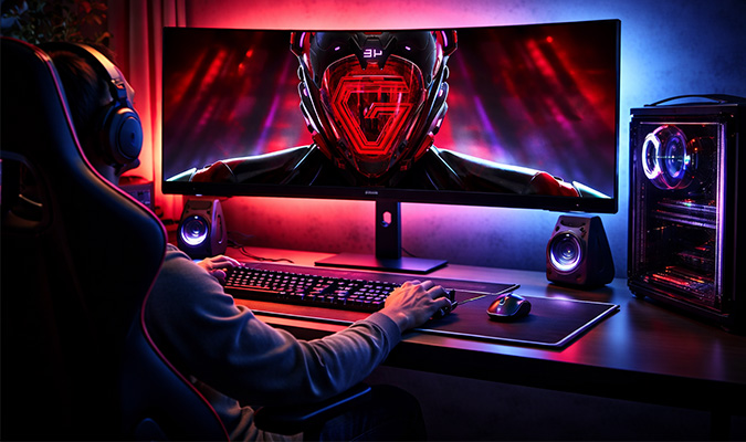 écran de gaming