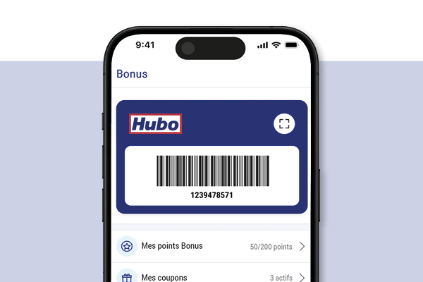 Hubo App Bonus Kaart