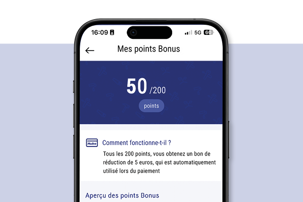Hubo App Bonuspunten
