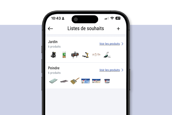 Hubo App Verlanglijst