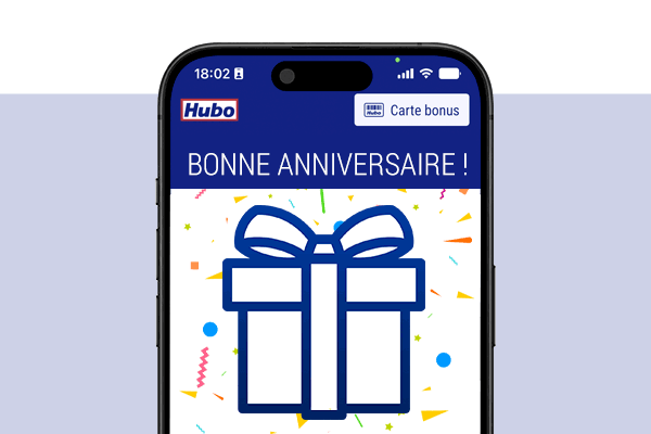 Hubo App Verjaardagscadeau