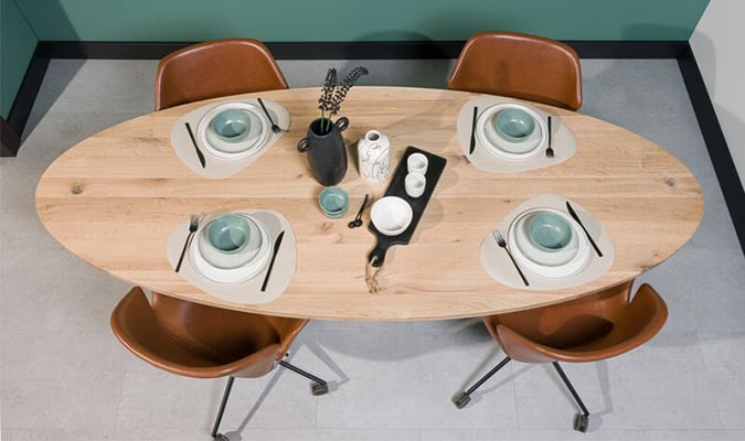 Table en bois sur mesure