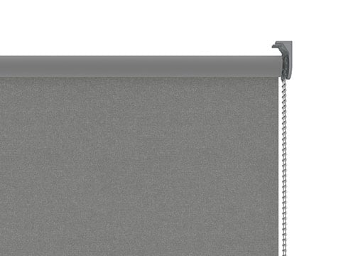 Support de montage gris et chaînette de commande aluminium pour fenêtre droite
