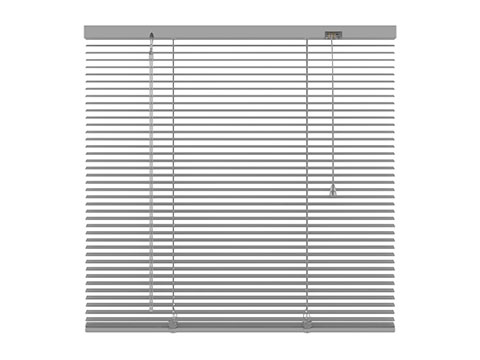 Store en aluminium de 25 mm avec cordon d'échelle pour fenêtre droite