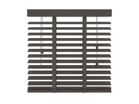 Store texture bois de 50 mm pour fenêtre droite
