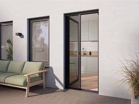 Porte moustiquaire plissée Premium