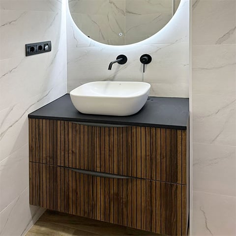 Meuble de salle de bain sur mesure