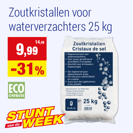 zoutkristallen voor waterverzachters