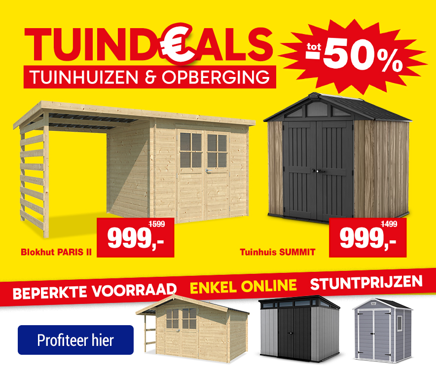 Tuindeals: Tuinhuizen