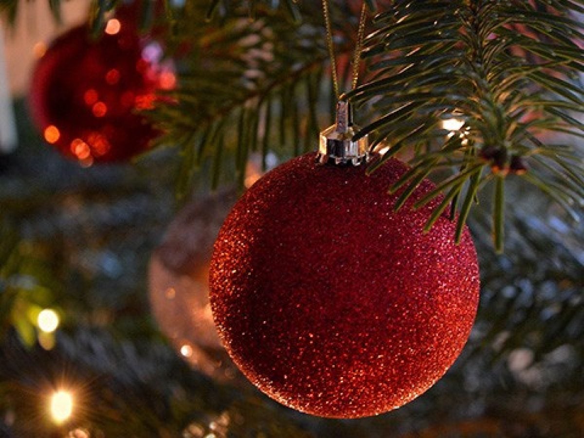 Rode kerstballen