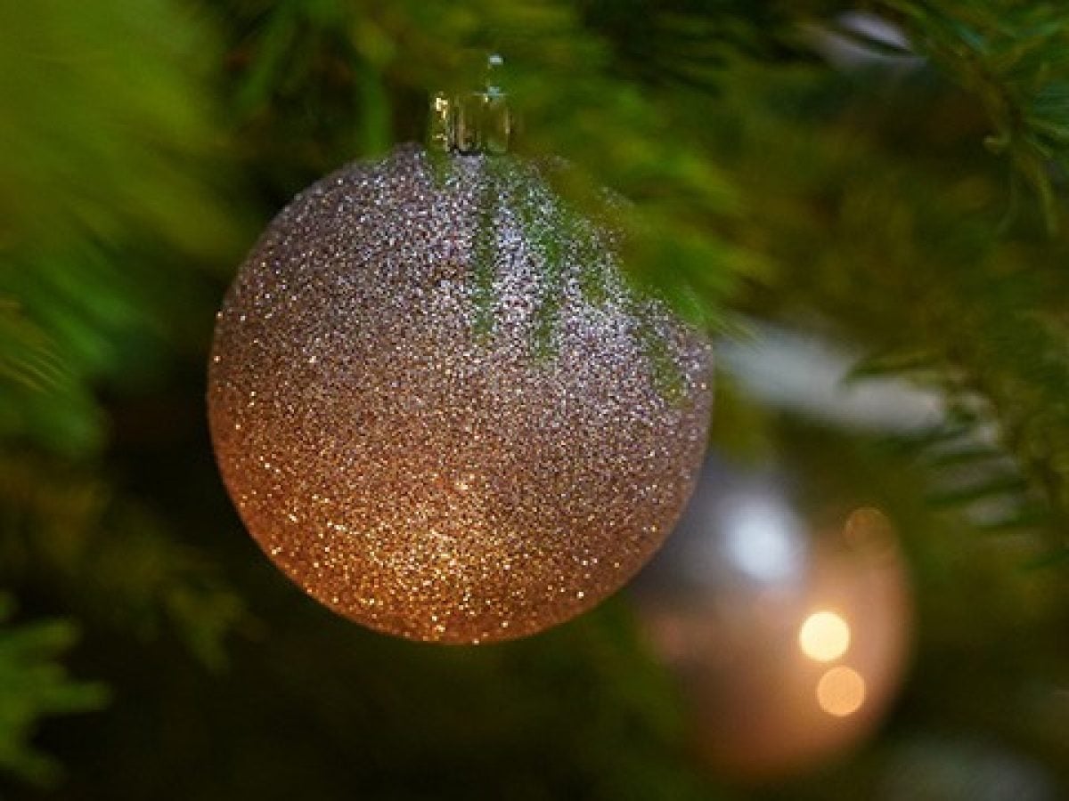 Roze kerstballen