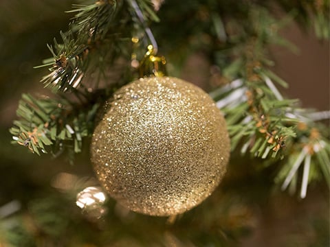 Goude kerstballen