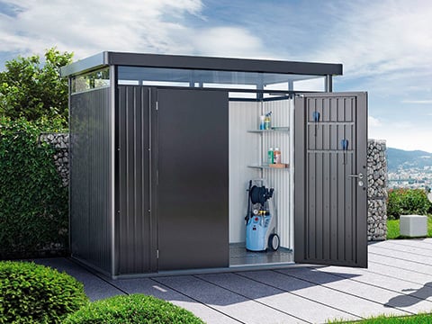 Metalen tuinhuizen