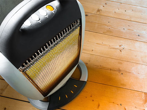 Halogeen verwarming