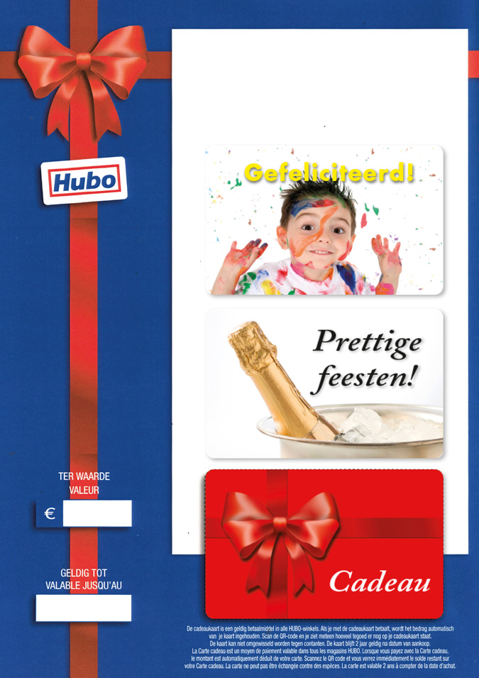 Hubo Cadeaukaart voor bedrijven