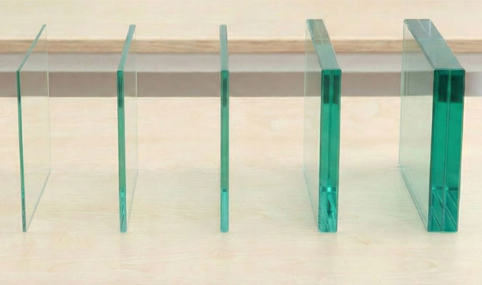 Glas op maat glasdiktes