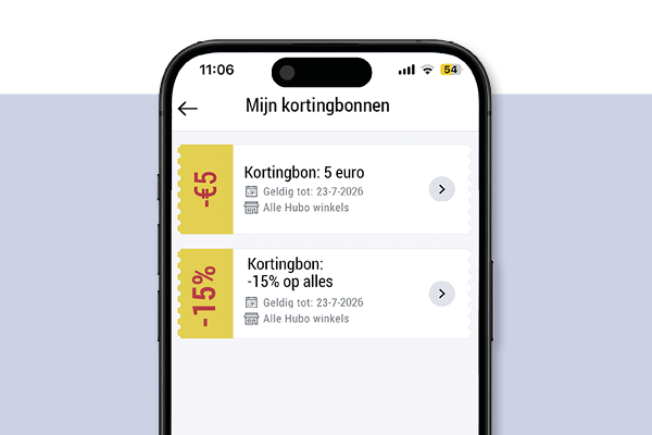 Hubo App Kortingbon