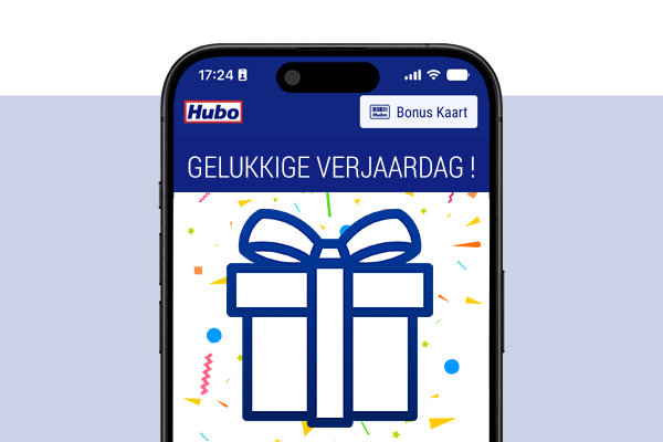 Hubo App Verjaardagscadeau